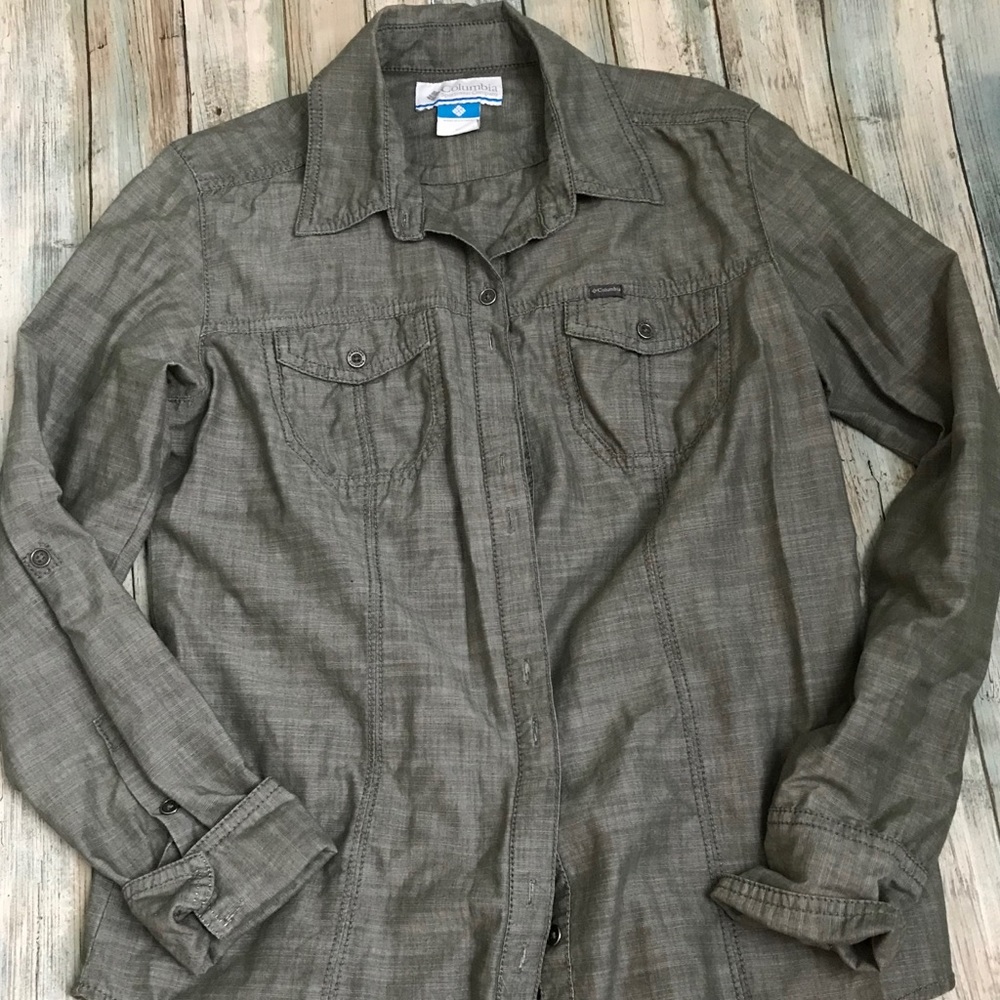 Columbia button up shirt